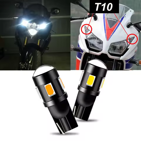 2PCS W5W LED Motorcycle Position Parking Light FOR 2015-2020 Honda CBR300R Pilot Park Light T10 194 