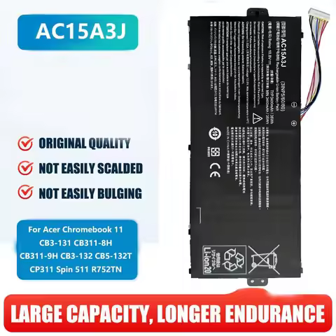 New AC15A3J Battery AC15A8J for Acer Chromebook 11 CB3-131 CB311-8H CB311-9H CB3-132 CB5-132T CP311 