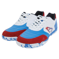 รองเท้าฟุตซอล Breaker (BK1230) หน้าหนังกลับ พื้นลายหินอ่อน แถม 1 Socksy ขาว[ฟรีถุงเท้ากันลื่น]