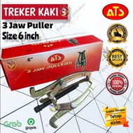 ORIGINAL ATS 3 LEGS 6 INCH TRACKER 3 JAW PULLER/ 3 LEGS TREKEL/