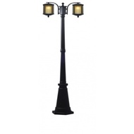 EILON โคมไฟสนาม RH1640P/2 สีดำ