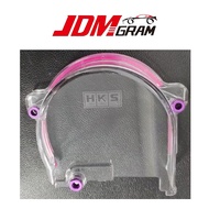 JDMGRAM Camshaft protective cover Engine decoration Transparent dust cover Timing belt protective co