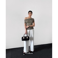 (Allthebest) ECINOS - CORE Fitted Off Shoulder Tencel Top