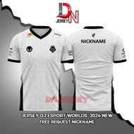 JERSEY G2 ESPORT WORLDS 2024 NEW (Free custom nickname)