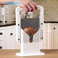 MXMIO Bagel Guillotine Slicer, Safety Handle Reusable Bagel Slicer, Efficient Stainless Steel Safe G