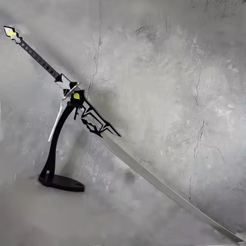 47inch 2B 9S Katana Anime Automata Large Sword Cosplay Prop Ninja Knife Real Size Japanese Katana Or