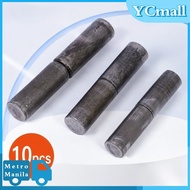 10pcs 10*50/12*60/17.5*65mm Steel Cylindrical Hinge For Doors And Gates