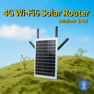 4G WIFI6 Solar router Card Network Cable WIFI Outdoor Waterproof 4G Sor WIFI router