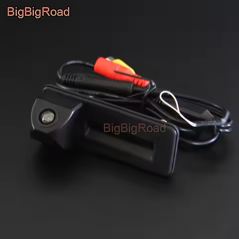 BigBigRoad Car Trunk Handle Rear View Parking Camera For Skoda Octavia 1Z A5 2004~2013 / Octavia Tou