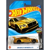 Hotwheels 2018 Bentley Continental GT3 Model Car Genuine Regular Card