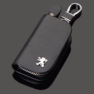 1 PC หนังที่วางฝาครอบกระเป๋าใส่กุญแจรถ Key Case สำหรับ Peugeot 307 206 308 407 207 406 208 3008 2008 508 408 301 306 106 405