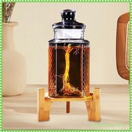 [IniyexaMY] Drink Dispenser Stand Round Dispenser Stand Handicraft Portable Beverage