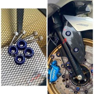 NVX SCREW COVER FORK GTR 4PCS YAMAHA NVX NMAX AEROX