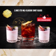 Plain Rock Glass 2.6oz (75 ML) Classic Shot Glass  Shot Glass Tumbler Cup Small Glass Shot Glass Can