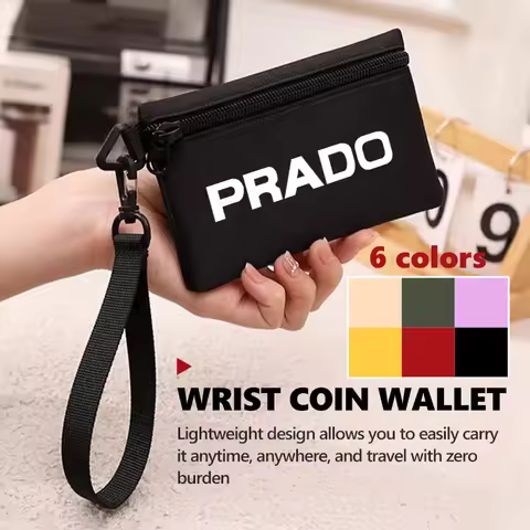 Canvas Car Wallets Card Vertical Documents Storage Pocket Gifts For Toyota Prado 90 120 150 J90 J120