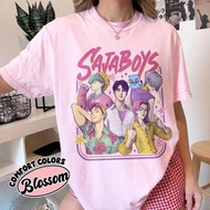 เสื้อยืด Kpop Demon Hunters เด็กผู้ใหญ่ Kpop Saja Boys Boy Band ผ้าฝ้ายแขนสั้น