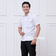 Baju Pria Putih PNS ASN PHD PPL