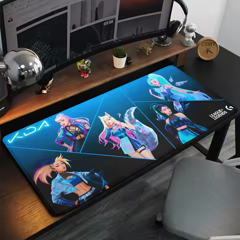 Wireless Computer Magic Mouse Pad Gaming Pc Accessories Kda Gamer Keyboard Desk Mat Mausepad Table P