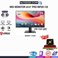 [ผ่อน 0% 3 ด.]MSI MONITOR 24.5" PRO MP251 E2(IPS FHD/120Hz)/ประกัน 3 Years