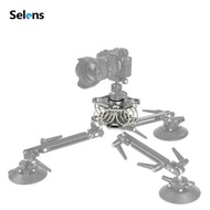 Selens Aluminium alloy shock absorber car suction cup mount Ronin S Gimbal for dslr gimbal aerial st