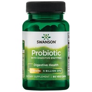 Probiotic with Digestive Enzymes 5 Billion Cfu 60 Veg Capsules