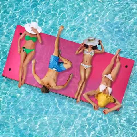 390CM*146CM Floating Pad Summer New Large Outdoor Tear-Resistant XPE Foam Swimming Pool Water Blanke