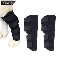 FOREVERGO Dog Leg Brace Hock Joint Support Sleeve Prevent Chew Licking Bandage Wrap For Knee Sprains
