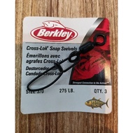 BERKLEY Cross-Lok Snap Swivel Black / Swivel / Snap