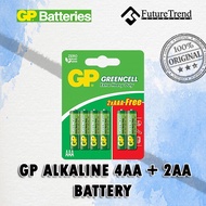 GP Alkaline 4AA + 2AA Battery