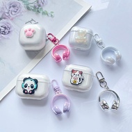 lovely cover For Baseus BD1 /  MC1 PRO / BC1 Case Cute Silicone Transparent Earphone Cover For Baseu
