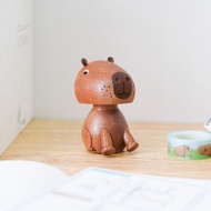 【水豚】彈簧擺飾 彈簧搖頭公仔 | Wooderful life