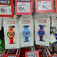 Jam Tangan Digital Marvel Captain Amerika Ironman Spiderman Anak Remaja Laki-Laki Cowok Kado Hadiah 