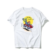 Super Mario Short Sleeved Creative Mario Cartoon Parody Half Sleeved Video Game T-Shirt Summer Coupl