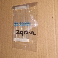 R 240 Ohm 0.25W 1 Percent Metal Film Resistor 240R 240 Ohm MetalFilm 0.25 Watt 20 Pcs