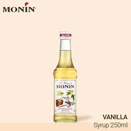 Monin Vanilla Syrup 250 ml 6 bottle โมนิน วานิลลา ไซรัป 250 มล. 6 ขวด