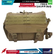 [100% ɑuthentic] 5.11 511 RUSH Delivery Mike Tactical Crossbody Messenger Bag Heavy Duty Rugged Wate