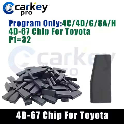 Carkeypro 4D-67 Chip For Toyota 4C/4D/G/8A/H