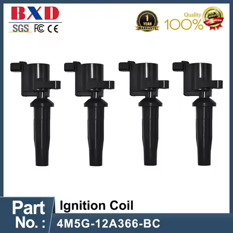 1/4 PCS Ignition Coil 4M5G-12A366-BC For Ford Escape 05-08 Focus 03-11 Mazda 2.0 2.3L Mercury AM5E-1