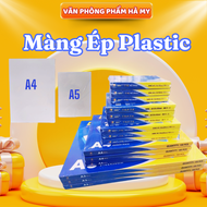 Màng Ép Plastic Khổ A3 A4 A5 Nhiều Định Lượng 100 Tờ/Xấp