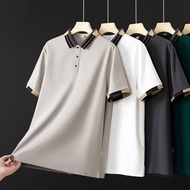 【High quality】Polo Shirt Men Korean Style Men Collar Casual Polo Shirt for Man Polo Shirt Short Slee