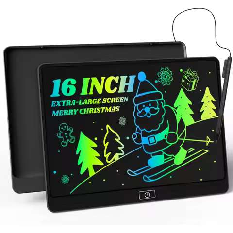 16 Inch LCD Writing Tablet for Kids, Colorful Doodle Board Educational Toys for 3-8 Year Old Boys Gi