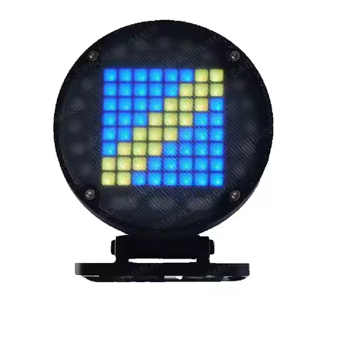 RGB Gear Display for PC Simracing Games Dashboard Flag Signal Light for FANATEC Logtiech G29 Thrustm