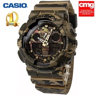 นาฬิหาคาซิโอของแท้G-SHOCKรุ่นGA-100CM-5Aนาฬิกาเหมาะสำหรับทุกวัยของแท้100%