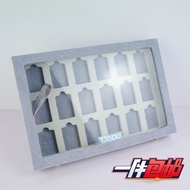 Zippo Zippo Lighter Packaging Box 18-Position Lighter Storage Display Box Ice Velvet PU Wooden Box [