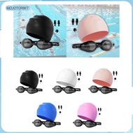 [mojotorw7] Swim Goggles and Swimming Cap for Men Women Pool Goggles Wide View Waterproof Eye Protec
