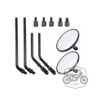 ✌▩Sidemirror midstem sidemirror black color full set side mirror