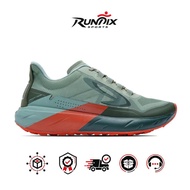 HIJAU 910 Nineten GEIST EKIDEN TRAIL Trial Shoes - SAGE GREEN ORANGE