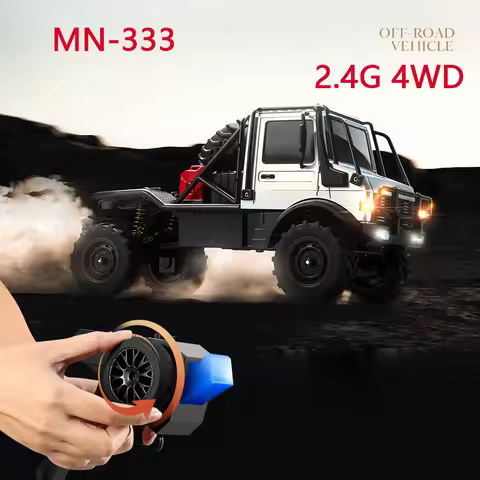 MN333 1/18 Full Scale RC Car 2.4G Remote Control Vehicle 4WD Off-Road Electric Drive Climbing Car wi