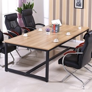 Simple 6 People Long Table Modern Small Simple Rectangular Office Negotiation 4 People Table Table C