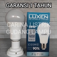 LUXEN LED BULB 18W 18 WATT COSMO WHITE 6500K COOL DAYLIGHT